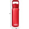imageYETI Yonder Water Bottle with Yonder Straw CapRescue Red