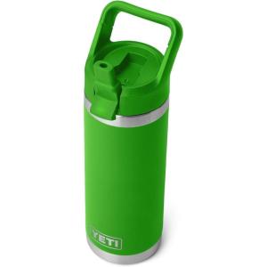 imageYETI Rambler 18 oz Bottle Vacuum Insulated Stainless Steel with Straw CapCanopy Green