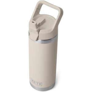 imageYETI Rambler 18 oz Bottle Vacuum Insulated Stainless Steel with Straw CapCape Taupe