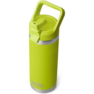 imageYETI Rambler 18 oz Bottle Vacuum Insulated Stainless Steel with Straw CapChartreuse