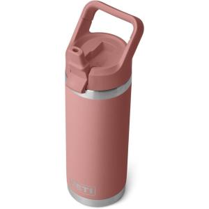 imageYETI Rambler 18 oz Bottle Vacuum Insulated Stainless Steel with Straw CapSandstone Pink