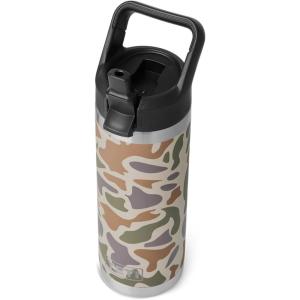 imageYETI Rambler 18 oz Bottle Vacuum Insulated Stainless Steel with Straw CapTan Camo