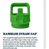 imageYETI Rambler 26 oz Bottle Vacuum Insulated Stainless Steel with Color Matching Straw CapCanopy Green