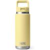 imageYETI Rambler 26 oz Bottle Vacuum Insulated Stainless Steel with Color Matching Straw CapDaybreak Yellow