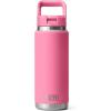 imageYETI Rambler 26 oz Bottle Vacuum Insulated Stainless Steel with Color Matching Straw CapHarbor Pink