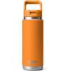 imageYETI Rambler 26 oz Bottle Vacuum Insulated Stainless Steel with Color Matching Straw CapKing Crab