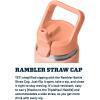 imageYETI Rambler 26 oz Bottle Vacuum Insulated Stainless Steel with Color Matching Straw CapLowcountry Peach