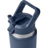 imageYETI Rambler 26 oz Bottle Vacuum Insulated Stainless Steel with Color Matching Straw CapNavy