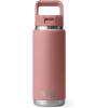 imageYETI Rambler 26 oz Bottle Vacuum Insulated Stainless Steel with Color Matching Straw CapSandstone Pink
