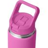 imageYETI Rambler 26 oz Bottle Vacuum Insulated Stainless Steel with Color Matching Straw CapWildflower Fuchsia
