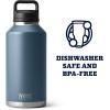 imageYETI Rambler 64 oz Bottle Vacuum Insulated Stainless Steel with Chug CapNordic Blue