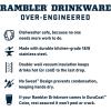 imageYETI Rambler 64 oz Bottle Vacuum Insulated Stainless Steel with Chug CapRescue Red
