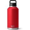 imageYETI Rambler 64 oz Bottle Vacuum Insulated Stainless Steel with Chug CapRescue Red