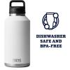 imageYETI Rambler 64 oz Bottle Vacuum Insulated Stainless Steel with Chug CapWhite