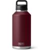imageYETI Rambler 64 oz Bottle Vacuum Insulated Stainless Steel with Chug CapWild Vine Red