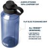 imageYETI Yonder Water Bottle with Yonder Tether Cap Lightweight Leakproof and BPAFreeBig Wave Blue