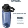 imageYETI Yonder Water Bottle with Yonder Tether Cap Lightweight Leakproof and BPAFreeTropical Pink