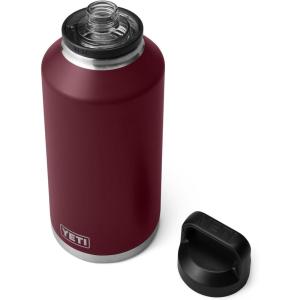 imageYETI Rambler 64 oz Bottle Vacuum Insulated Stainless Steel with Chug CapWild Vine Red