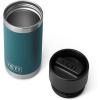 imageYETI Rambler 12 oz Bottle Stainless Steel Vacuum Insulated with Hot Shot CapAgave Teal