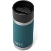 imageYETI Rambler 12 oz Bottle Stainless Steel Vacuum Insulated with Hot Shot CapAgave Teal