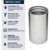 imageYETI Rambler 12 oz Bottle Stainless Steel Vacuum Insulated with Hot Shot CapBlack