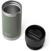 imageYETI Rambler 12 oz Bottle Stainless Steel Vacuum Insulated with Hot Shot CapCamp Green