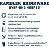 imageYETI Rambler 12 oz Bottle Stainless Steel Vacuum Insulated with Hot Shot CapCamp Green
