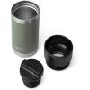 imageYETI Rambler 12 oz Bottle Stainless Steel Vacuum Insulated with Hot Shot CapCamp Green