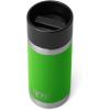 imageYETI Rambler 12 oz Bottle Stainless Steel Vacuum Insulated with Hot Shot CapCanopy Green