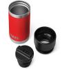 imageYETI Rambler 12 oz Bottle Stainless Steel Vacuum Insulated with Hot Shot CapRescue Red