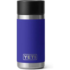 imageYETI Rambler 12 oz Bottle Stainless Steel Vacuum Insulated with Hot Shot CapOffshore Blue