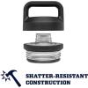 imageYETI Rambler 18 oz Bottle Vacuum Insulated Stainless Steel with Chug CapBlack StoneTextured