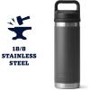 imageYETI Rambler 18 oz Bottle Vacuum Insulated Stainless Steel with Chug CapCharcoal