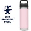 imageYETI Rambler 18 oz Bottle Vacuum Insulated Stainless Steel with Chug CapIce Pink