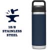 imageYETI Rambler 18 oz Bottle Vacuum Insulated Stainless Steel with Chug CapNavy