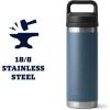 imageYETI Rambler 18 oz Bottle Vacuum Insulated Stainless Steel with Chug CapNordic Blue