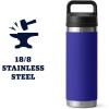 imageYETI Rambler 18 oz Bottle Vacuum Insulated Stainless Steel with Chug CapOffshore Blue