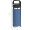 imageYETI Rambler 18 oz Bottle Vacuum Insulated Stainless Steel with Chug CapPacific Blue