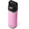 imageYETI Rambler 18 oz Bottle Vacuum Insulated Stainless Steel with Chug CapPower Pink