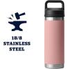 imageYETI Rambler 18 oz Bottle Vacuum Insulated Stainless Steel with Chug CapSandstone Pink