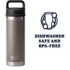 imageYETI Rambler 18 oz Bottle Vacuum Insulated Stainless Steel with Chug CapSharptail Taupe