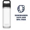 imageYETI Rambler 18 oz Bottle Vacuum Insulated Stainless Steel with Chug CapWhite