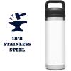 imageYETI Rambler 18 oz Bottle Vacuum Insulated Stainless Steel with Chug CapWhite