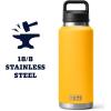 imageYETI Rambler 46 oz Bottle Vacuum Insulated Stainless Steel with Chug CapAlpine Yellow