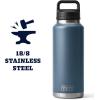 imageYETI Rambler 46 oz Bottle Vacuum Insulated Stainless Steel with Chug CapNordic Blue