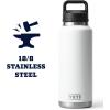 imageYETI Rambler 46 oz Bottle Vacuum Insulated Stainless Steel with Chug CapWhite