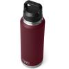 imageYETI Rambler 46 oz Bottle Vacuum Insulated Stainless Steel with Chug CapWild Vine Red
