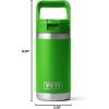 imageYETI Rambler Jr 12 oz Kids Bottle with Straw CapCanopy Green