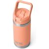 imageYETI Rambler Jr 12 oz Kids Bottle with Straw CapLowcountry Peach