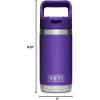 imageYETI Rambler Jr 12 oz Kids Bottle with Straw CapPeak Purple